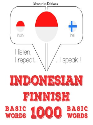 cover image of 1000 kata-kata penting di Finlandia
